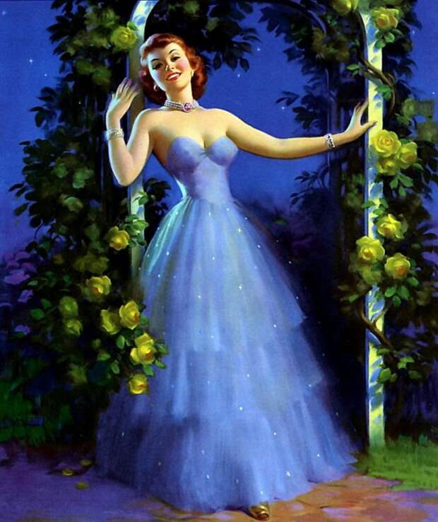 Красотки! Художник-иллюстратор Art Frahm (1907-1981)