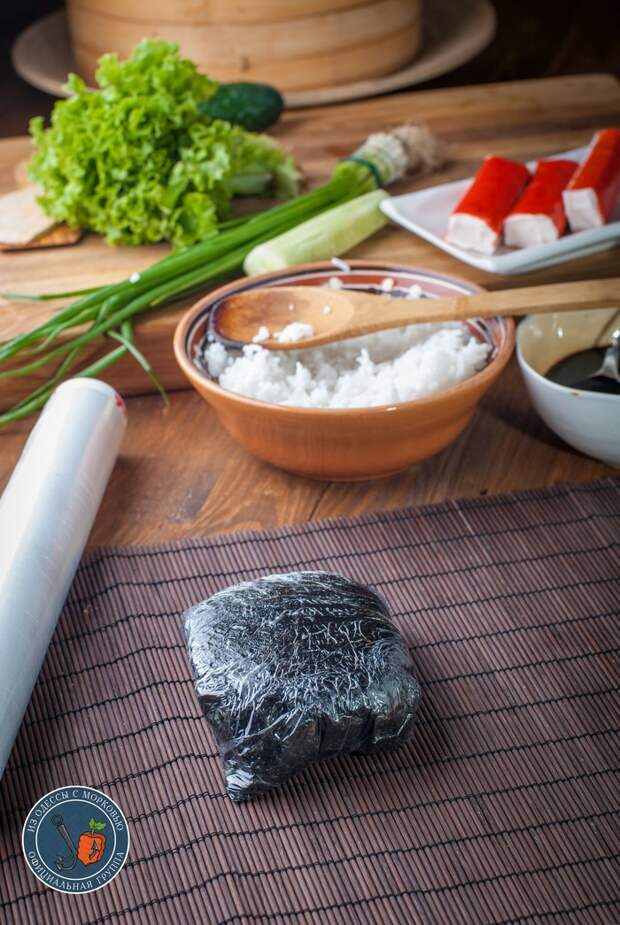 Онигирадзу(Onigirazu). Суши-сэндвич. Из Одессы с морковью, Кулинария, Еда, Рецепт, Длиннопост, Фотография, Япония