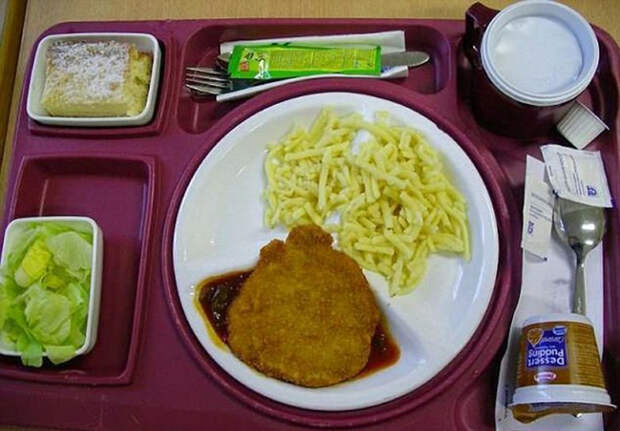 больничная еда в германии