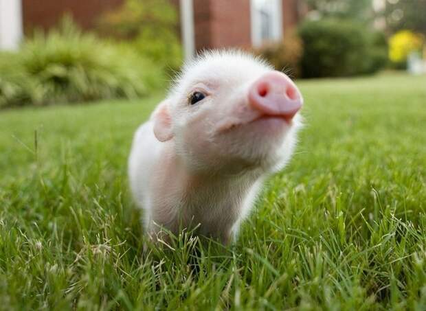 Мини-пиги: свинки, покорившие мир. Они составят достойную конкуренцию котам и собакам...