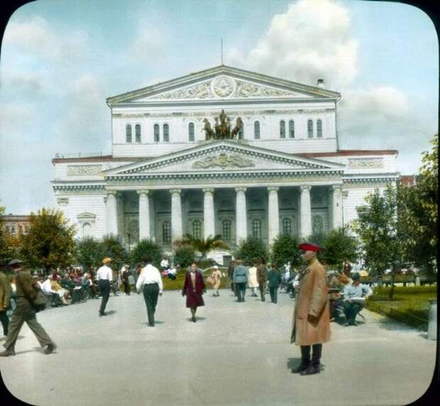 Редчайшие снимки Москвы 1931 года в цвете в цвете, история, москва, фото