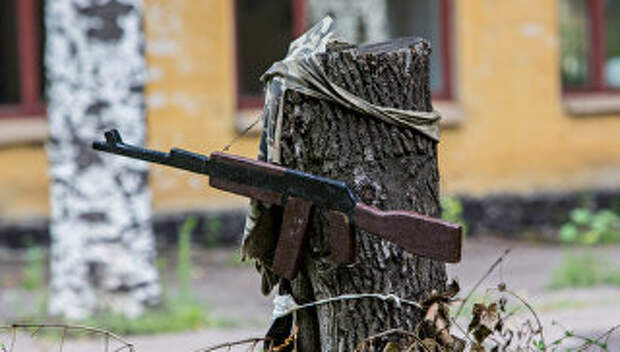 Приманка для снайпера в Донецке. Архивное фото