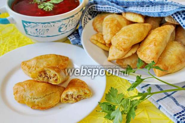 Фото Песочные пирожки с мясом
