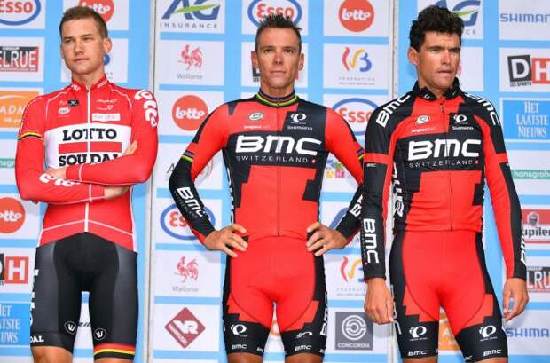 Only one happy face on the podium                                                                                                                               (фото: Tim de Waele/TDWSport.com)
