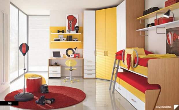 Boxing-theme-Bedroom-582x356