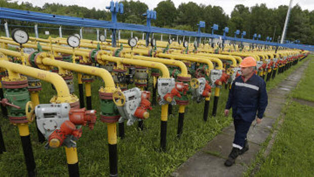 Газовое хранилище под Львовом, Украина