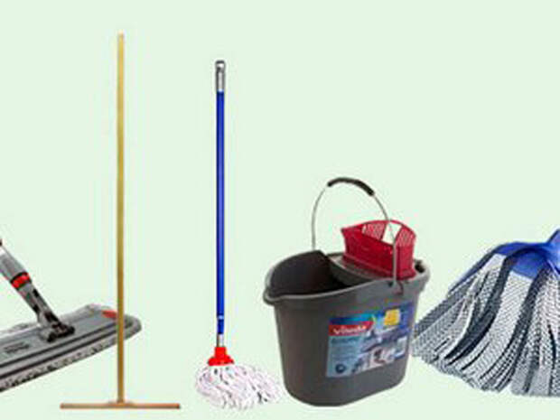 Разнообразие швабр для влажной уборки помещений