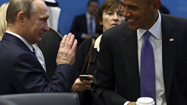 Владимир Путин и Барак Обама на саммите G20 в Анталье Владимир Путин и Барак Обама на саммите G20 в Анталье