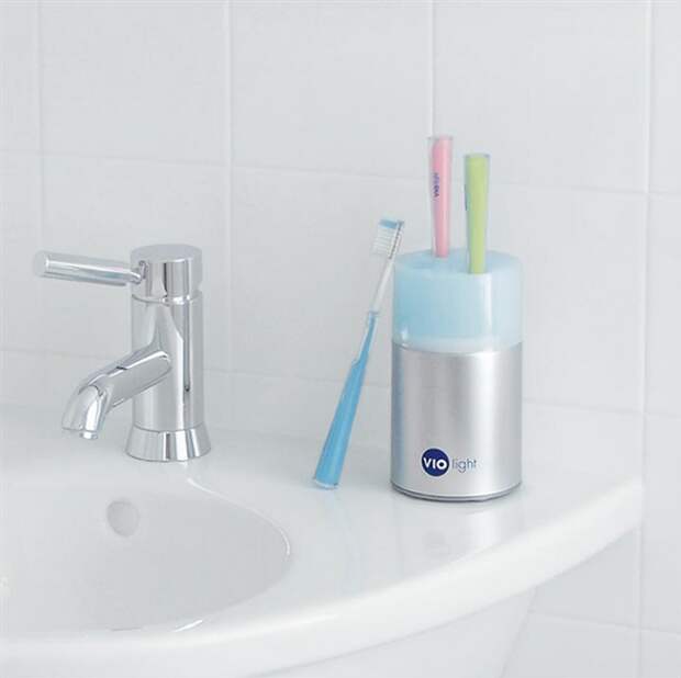 15. Дезинфицирующая подставка для зубных щеток ванна, дизайн, приспособление, туалет