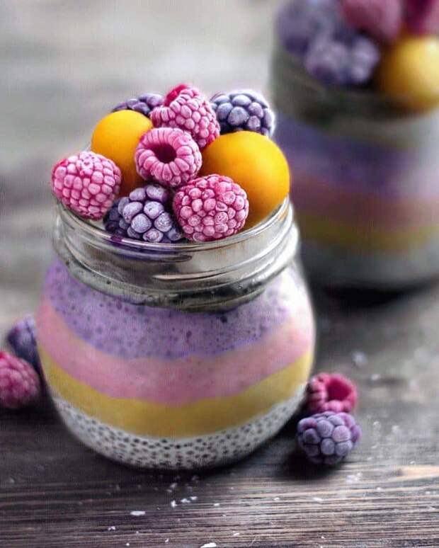 Vegan Colorful Food Arrangements