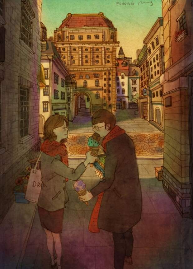 15700460-R3L8T8D-650-sweet-couple-love-illustrations-art-puuung-42__700