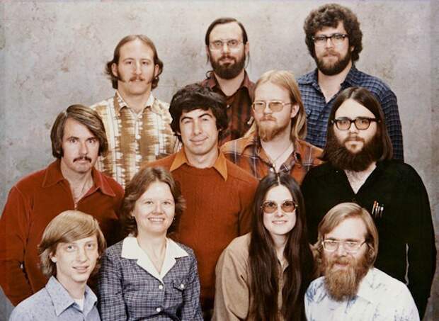Команда Microsoft в 1979 году