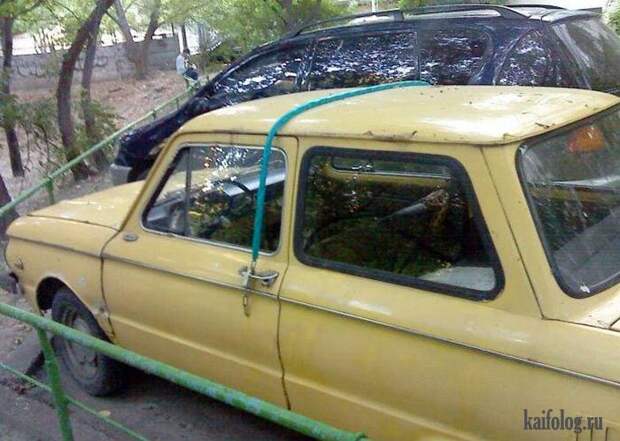 Прикольные противоугонки (50 фото) Прикольные противоугонки (50 фото)