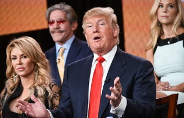 Дональд Трамп на съемках шоу The Celebrity Apprentice