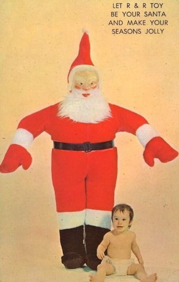 Огромный Санта-Клаус обязательно сделает ваши праздники веселее!