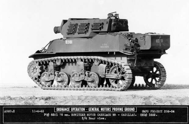Как и Light Tank M5A1, поздние M8 получили кормовые ящики для личных вещей - Быстроходная поддержка для лёгких танков | Военно-исторический портал Warspot.ru