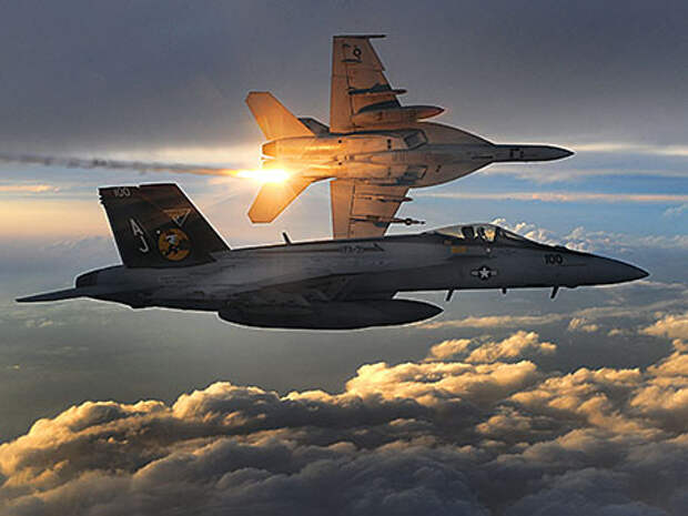 Несколько истребителей ВВС США сбиты над Кувейтом (ФОТО)