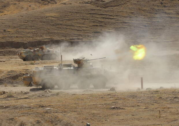 Российские военнослужащие в Таджикистане сдали контрольные занятия по основным предметам боевой подготовки