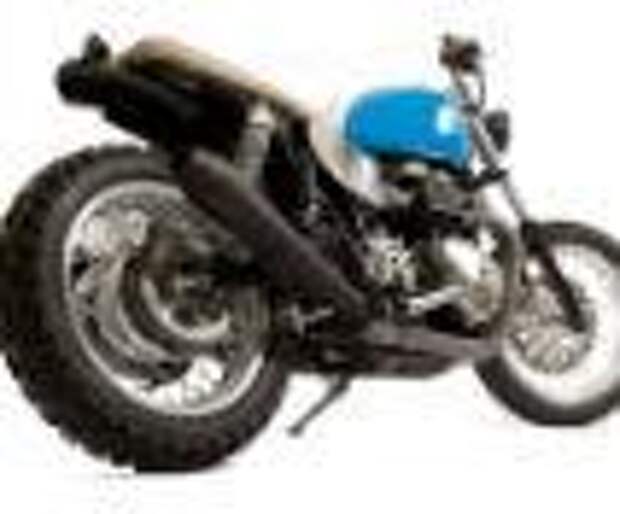 Triumph Thruxton 900 Mighty Blue от Maria Motorcycles