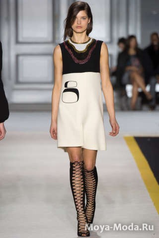 Модные коктейльные платья осень-зима 2015-2016-Giambattista Valli