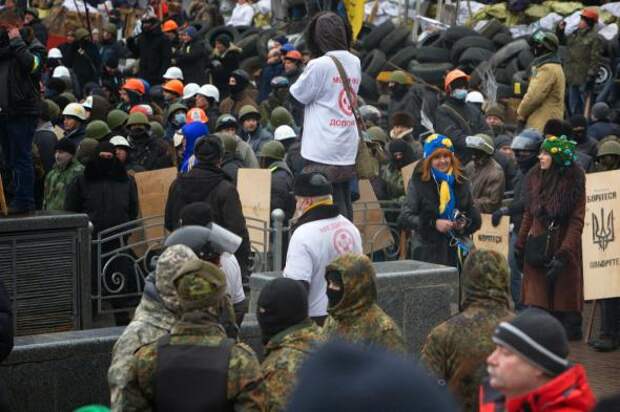 Киевляне за чистый город и против фашистов
