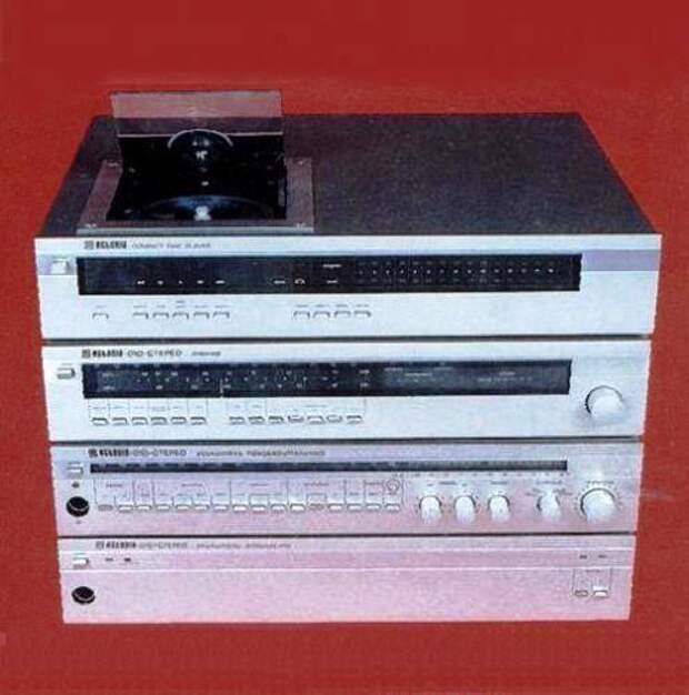 Электроника начала 80-х. Стереокомплексы и проигрыватели аппаратура, ссср