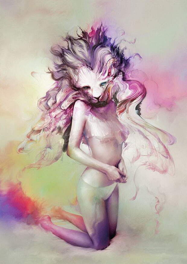 Странные картины Ryohei Hase