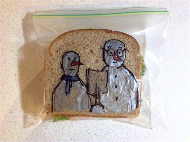 Even American Snowman Gothic has made an appearance.