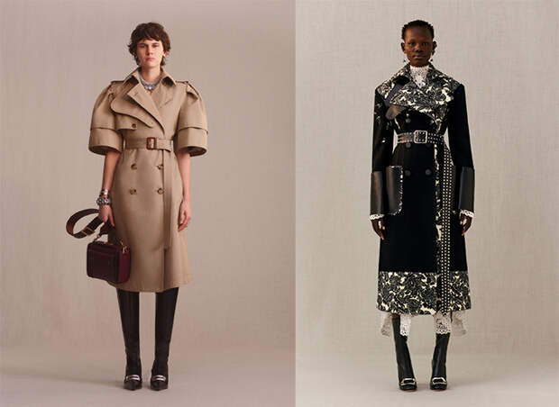 Фотографии из лукбука Alexander McQueen. Коллекция Сары Бертон. Фотографии из лукбука Alexander McQueen. Коллекция Сары Бертон.