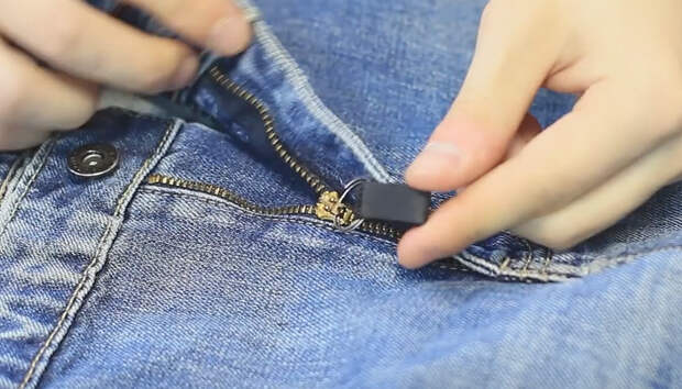 Как починить застежку-молнию на одежде.