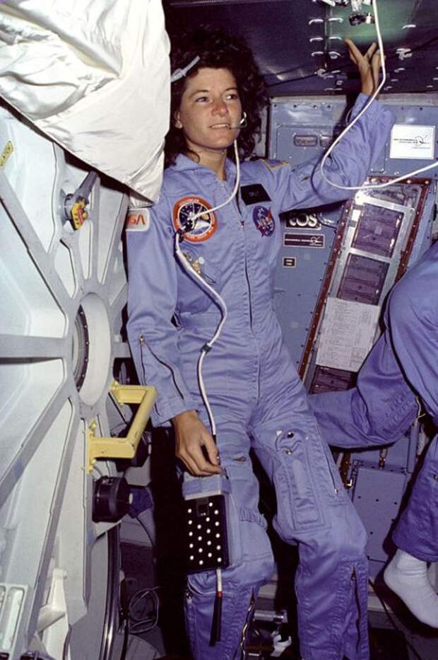 третья женщина-космонавтка (астронавтка) Салли Райд. Фото