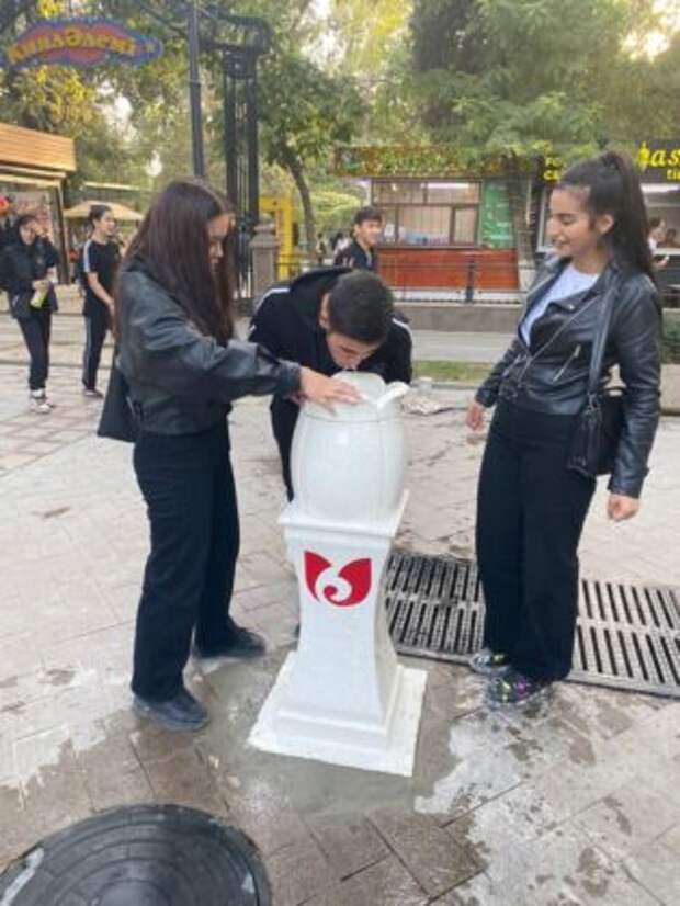 В Шымкенте появились шесть питьевых фонтанчиков