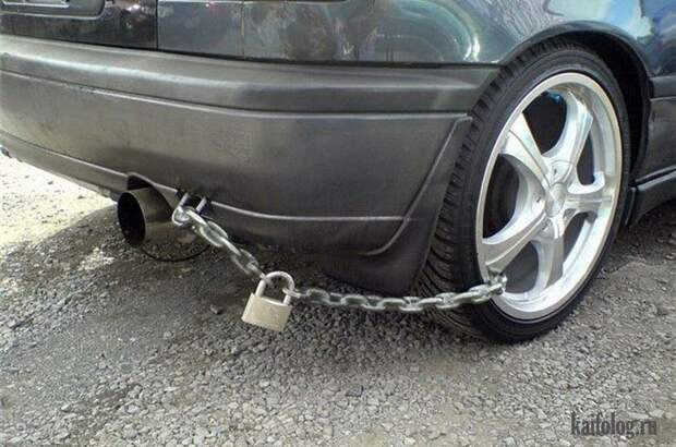 Прикольные противоугонки (50 фото) Прикольные противоугонки (50 фото)