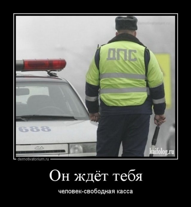 Демотиваторы про полицию и ДПС (45 демок)