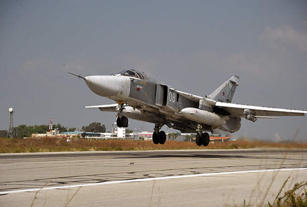 Фронтовой бомбардировщик Су-24М