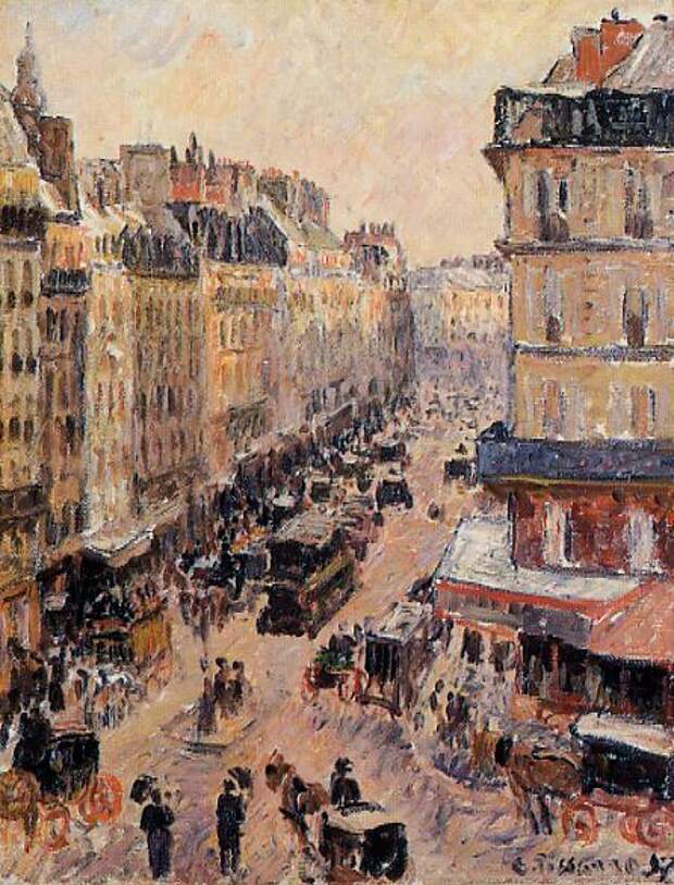Rue Saint-Lazare. (1897). Писсарро, Камиль