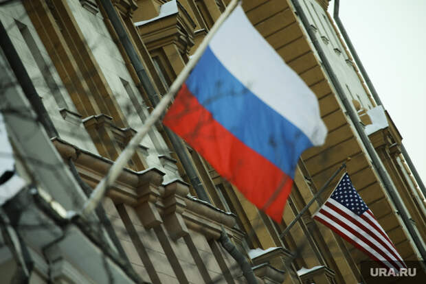Виды, здания, министерства. Москва, сша, россия, флаг сша, флаг, флаг россии, флаг россии и сша, флаг америки