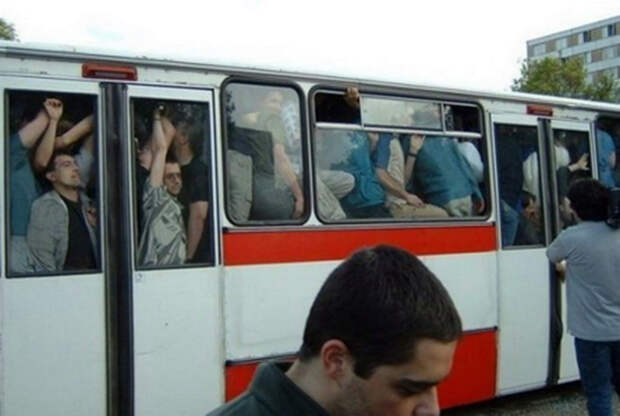 Автобусы сближают людей.