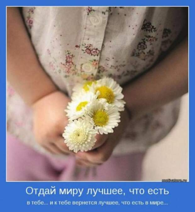 Мотиваторы, для тех кому нужна порция тепла и поддержки