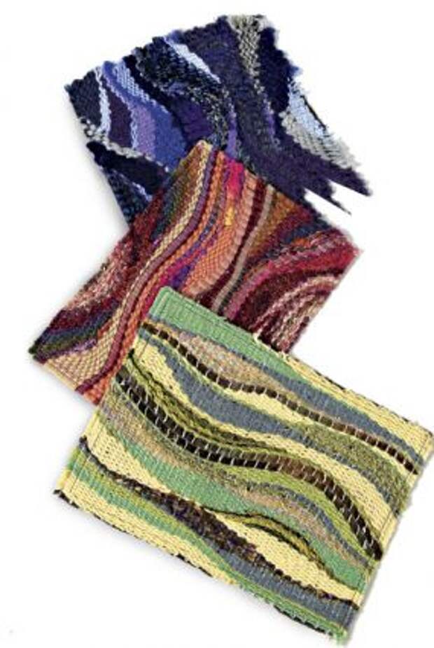 Combine yarn colors, textures, and fibers for eye-catching results.