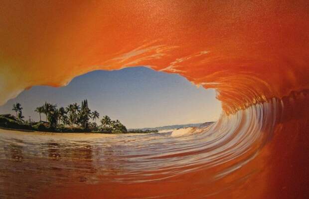 Красивые снимки из под гребня волны от Кларка Литтла (32 фото)