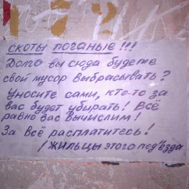 гениальные объявления в подъездах