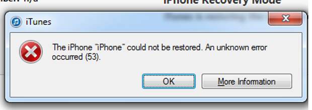 Time error 53. Iphone Error. ITUNES ошибка. Ошибка 53. Ошибка на айфоне.