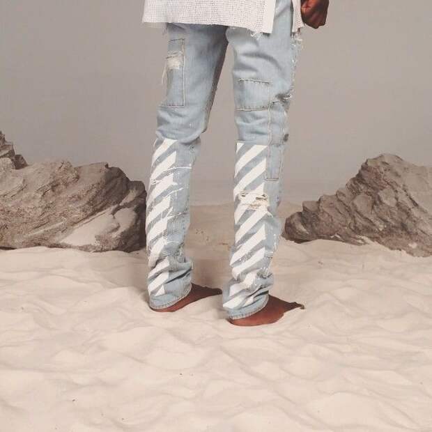 Джинсы Off-White c/o Virgil Abloh