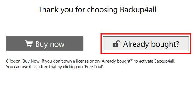 Backup4all Lite 5 - бесплатная лицензия