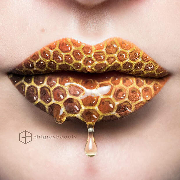 Визажист превращает свои губы в завораживающие произведения искусства  визажист, губы