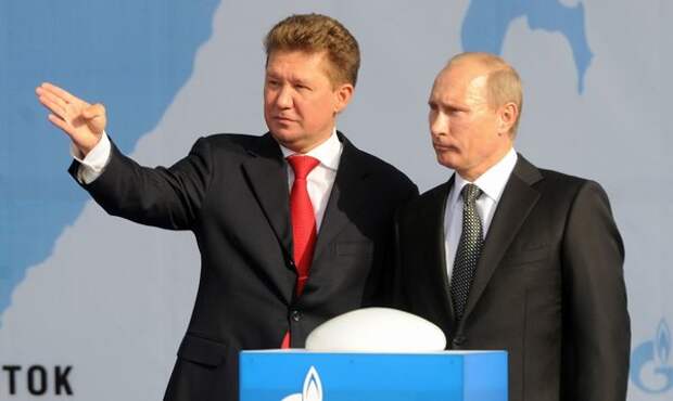 А. Миллер и В. Путин, фото с сайта rus.postimees.ee