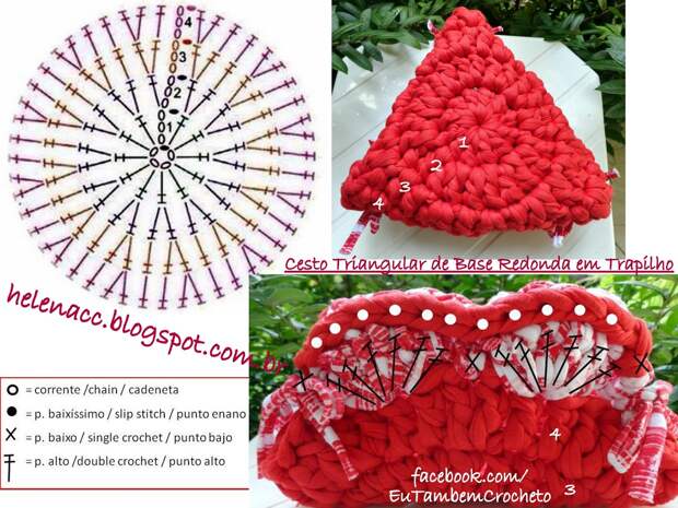 Всем доброго времени суток! Все корзинки выполнены из трикотажной пряжи крючком, невероятно красивые, разнообразных неожиданных форм и вдохновляющие.-6