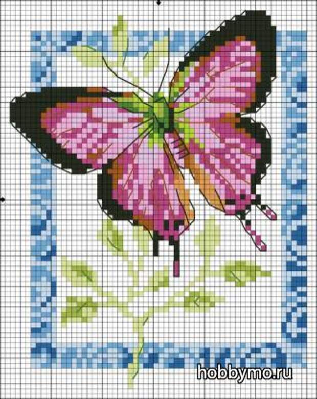 Простые схемы для вышивки бабочки (вышивка крестиком),вышивка бабочки крестиком,вышивка бабочки,вышивание крестиком,насекомые,бабочки,вышивка крестиком,вышивка