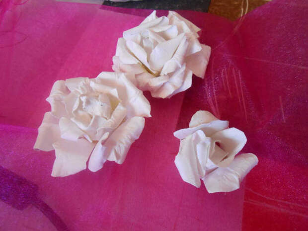 Изумительный handmade: Розы из акварельной бумаги